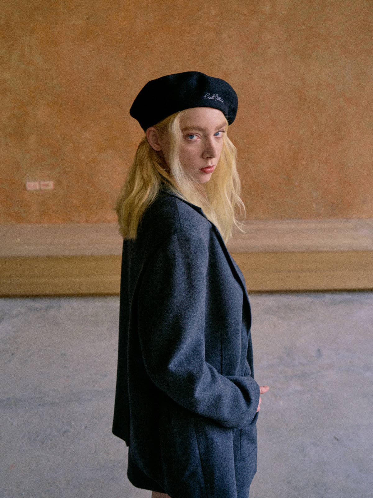 Bon Chic Wool Beret - Black