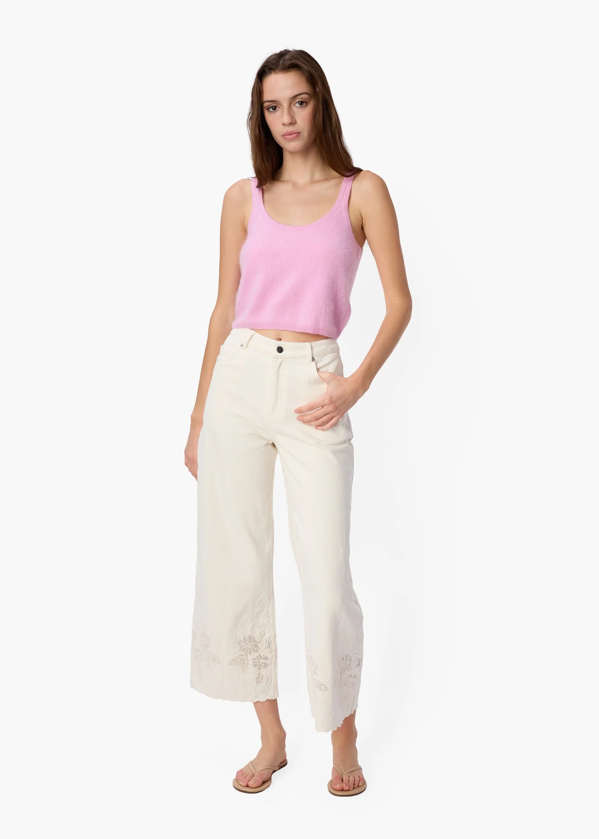 Cami NYC | Ami Cashmere Tank in Aurora
