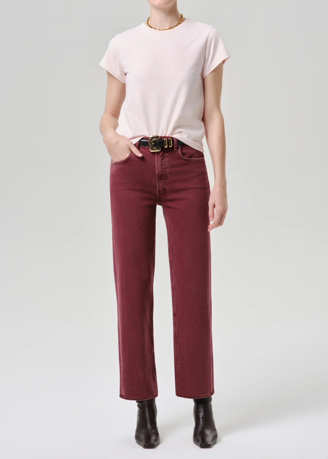 COH | Kai Baby Tee In Pink Peppercorn