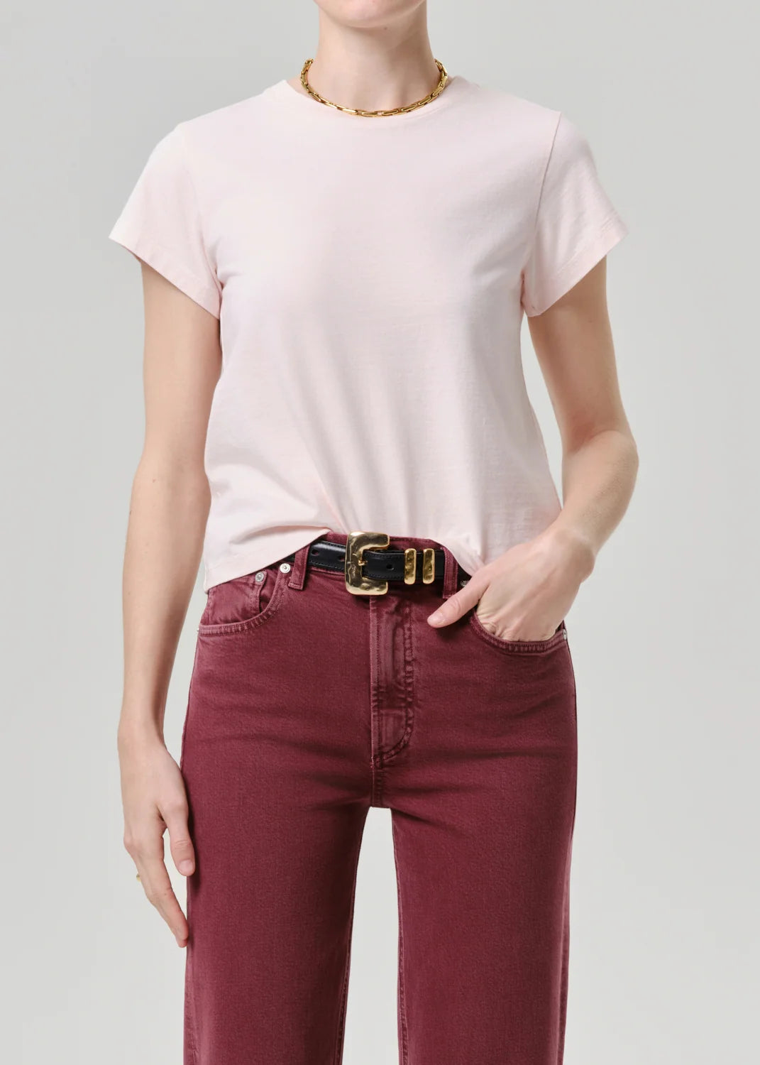 COH | Kai Baby Tee In Pink Peppercorn