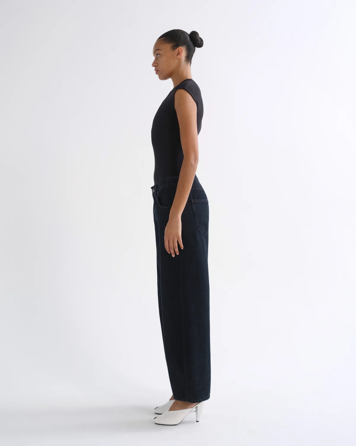 AGOLDE | Low Curve Crop Jean in Crushed