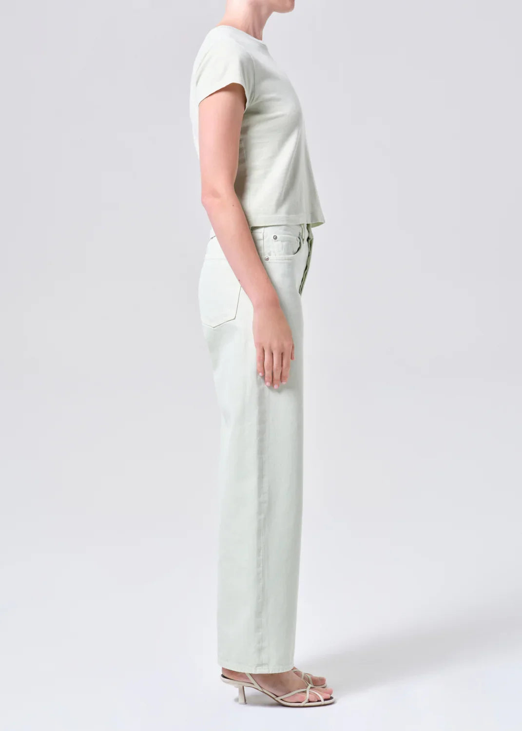 AGOLDE | Arc Jean in Mint Cream