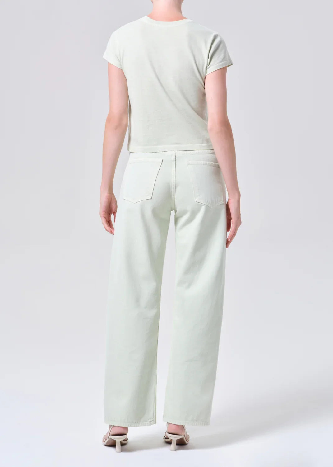 AGOLDE | Arc Jean in Mint Cream