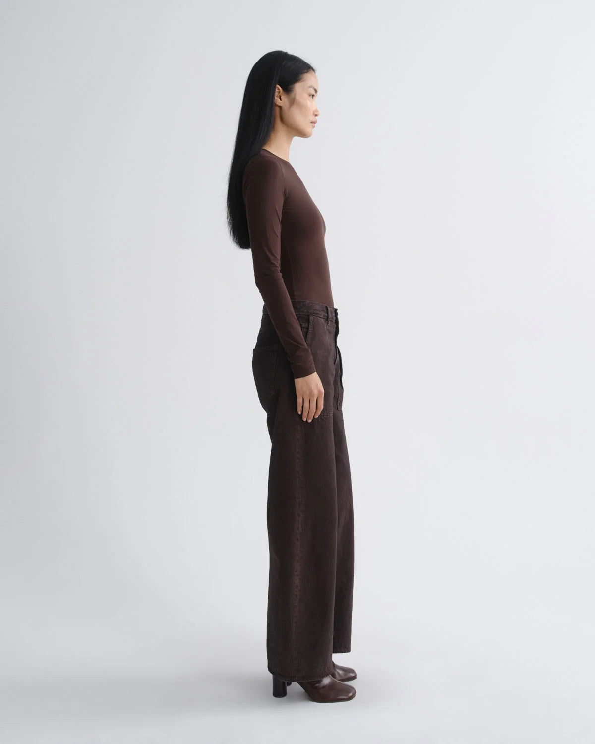 AGOLDE | Low Curve Utility Jean in Deep Roast
