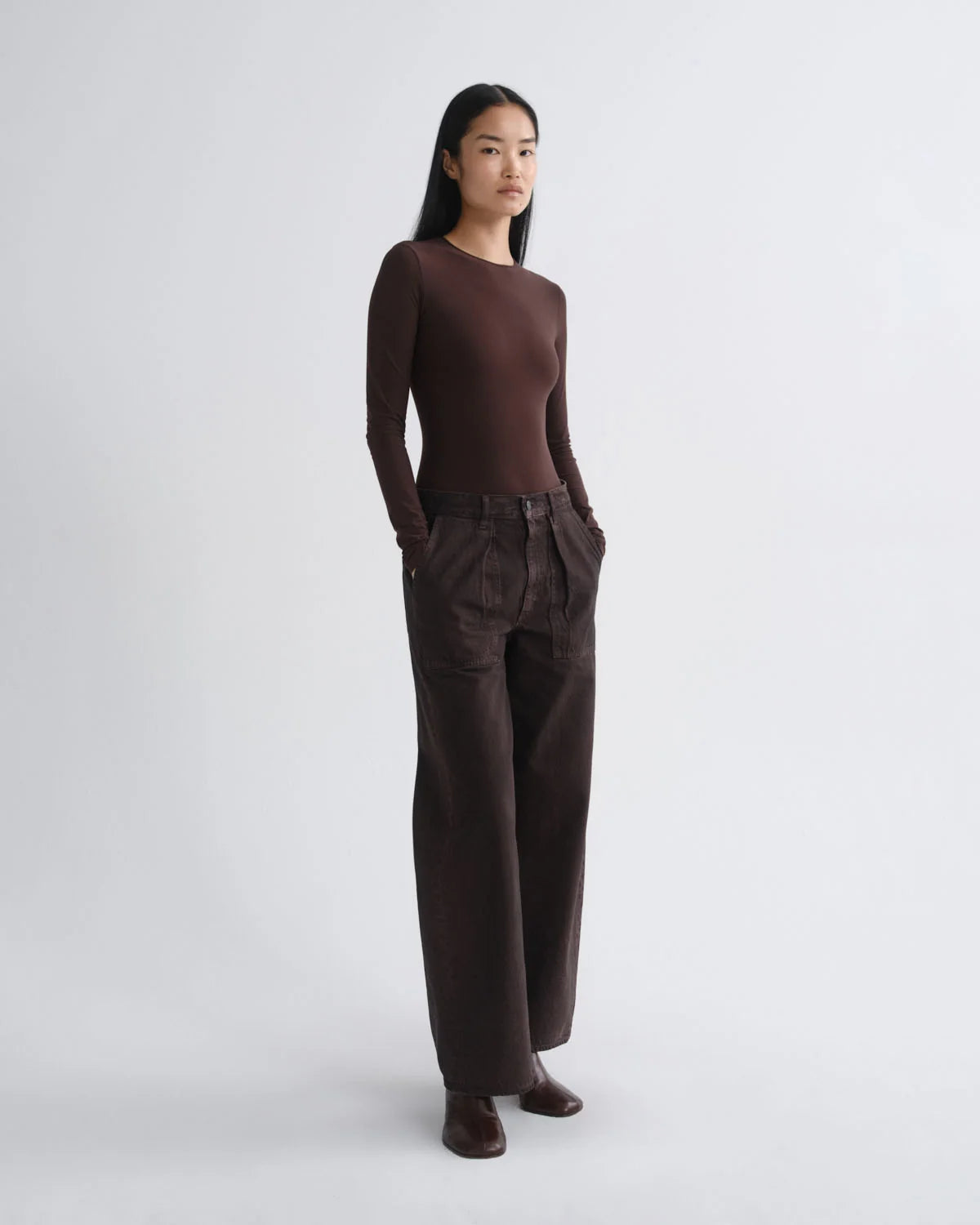 AGOLDE | Low Curve Utility Jean in Deep Roast