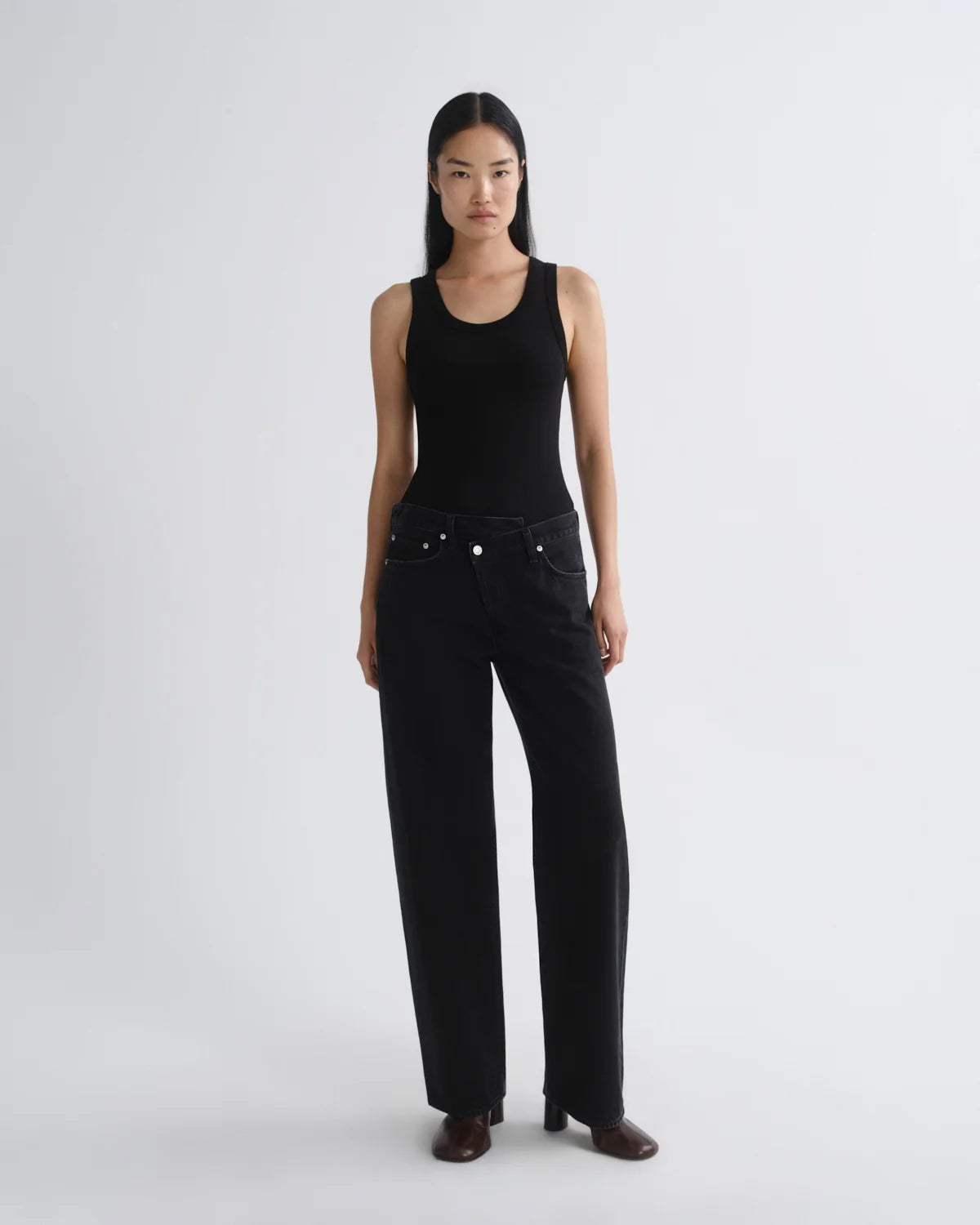 AGOLDE | Poppy Tank in Black