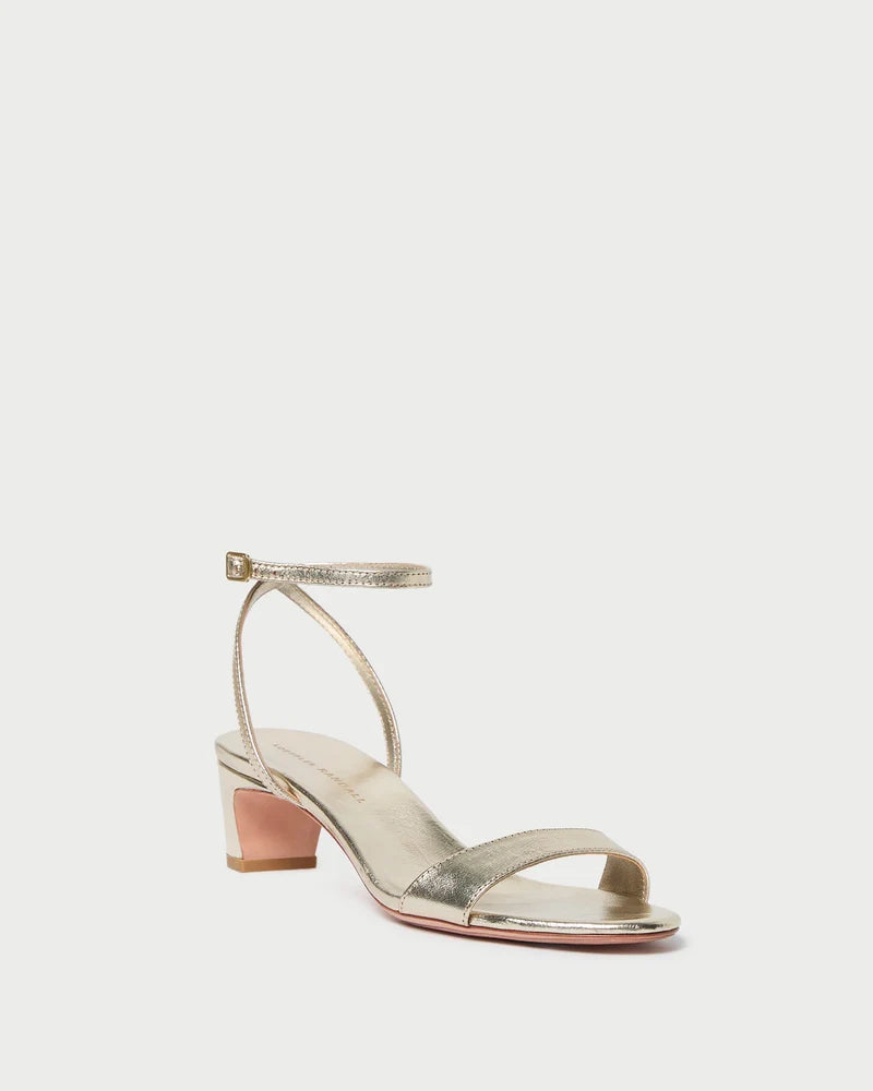 Loeffler Randall | Alice Champagne Leather Sandal
