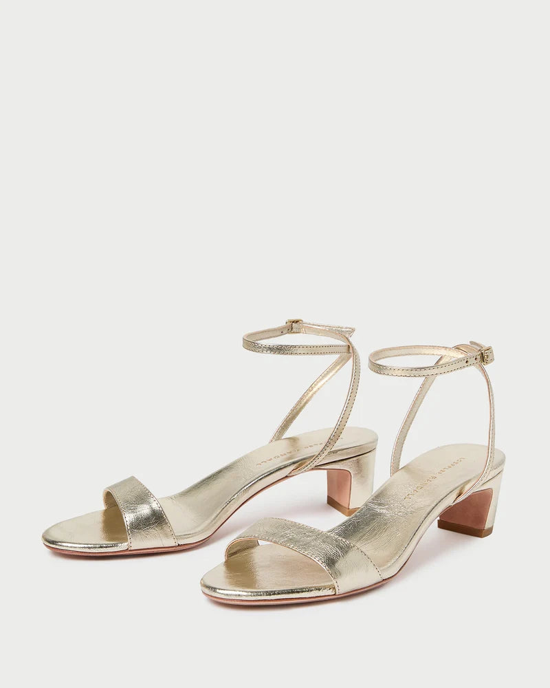 Loeffler Randall | Alice Champagne Leather Sandal