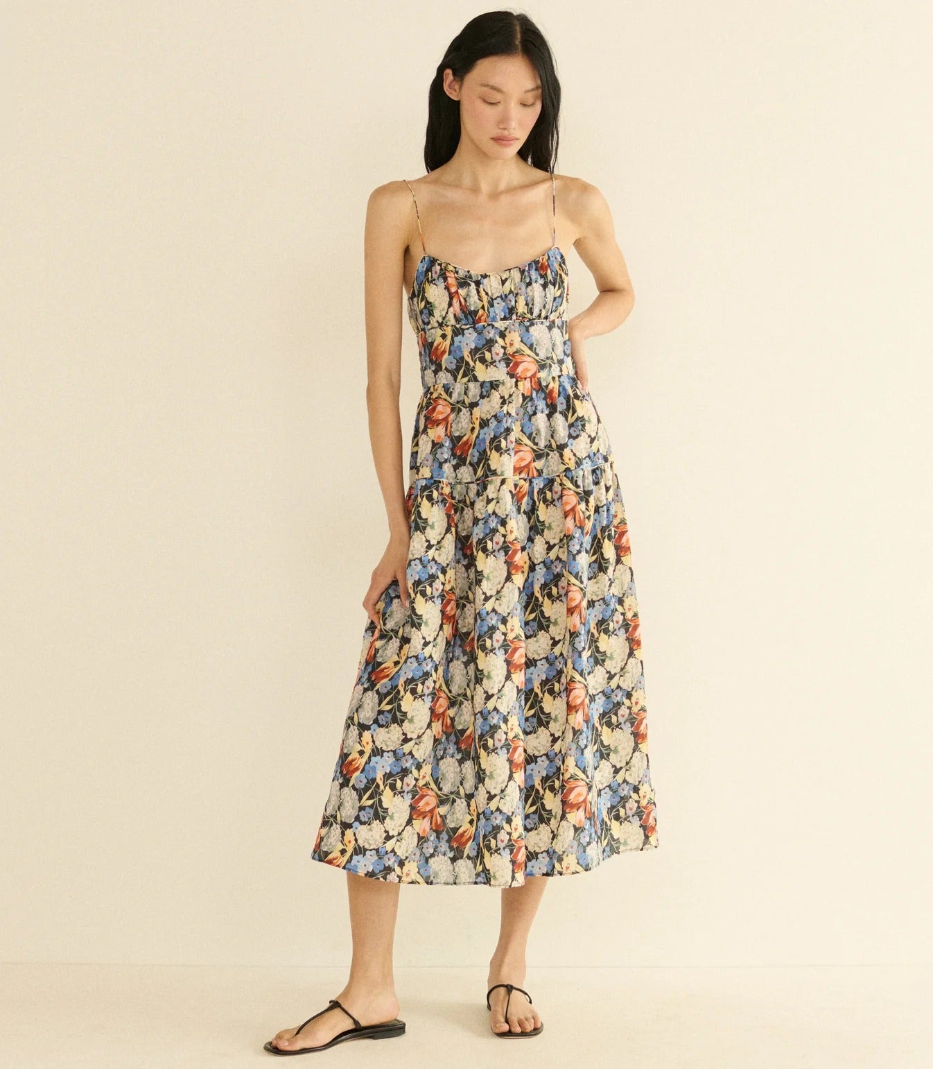 DÔEN | Benoit Dress in Petit Jardin De Villandry