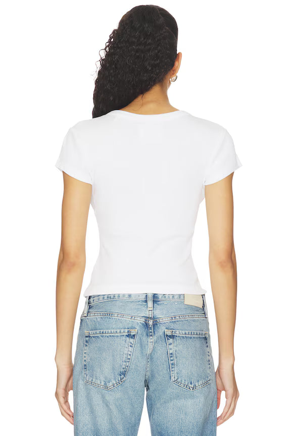COH | Tabi Short Sleeve Cardigan in White