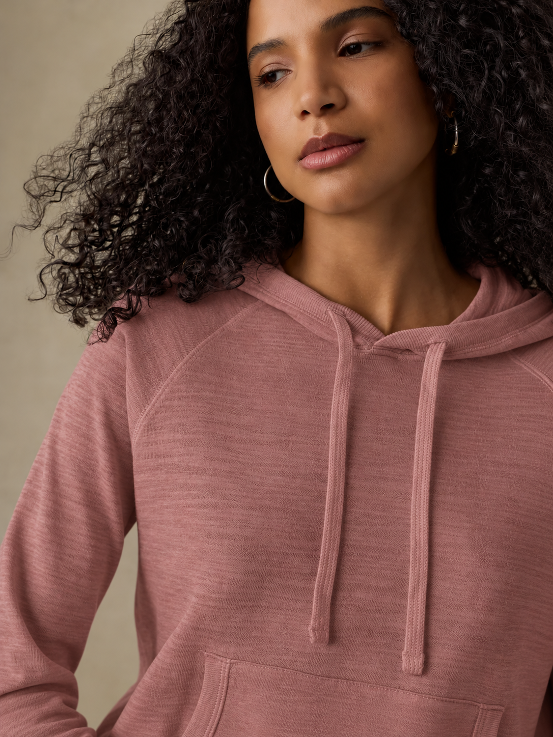 Faherty | Sunwashed Organic Hoodie in Nostalgia Rose