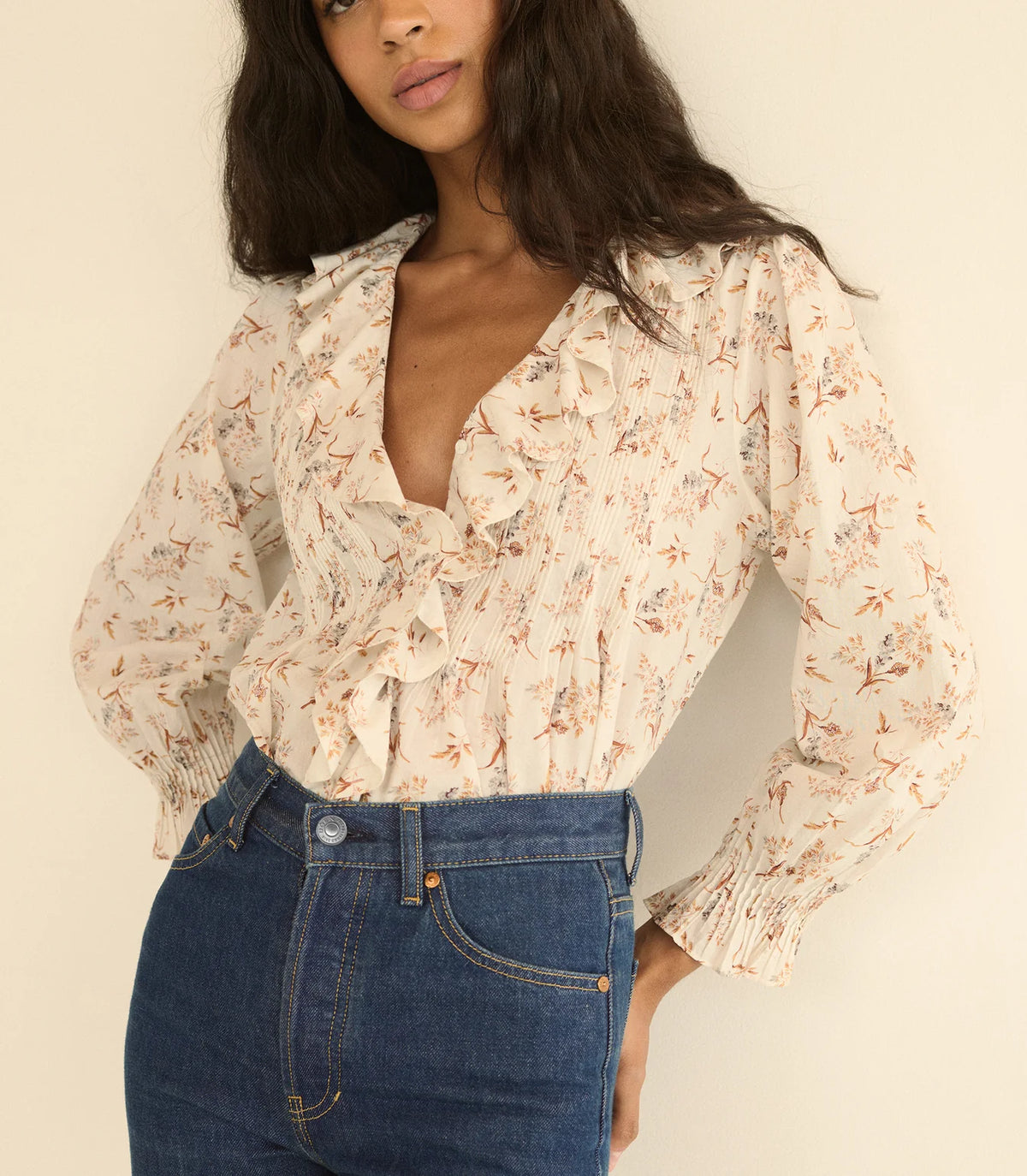 DÔEN | Hardy Top in Creme Windswept Meadow