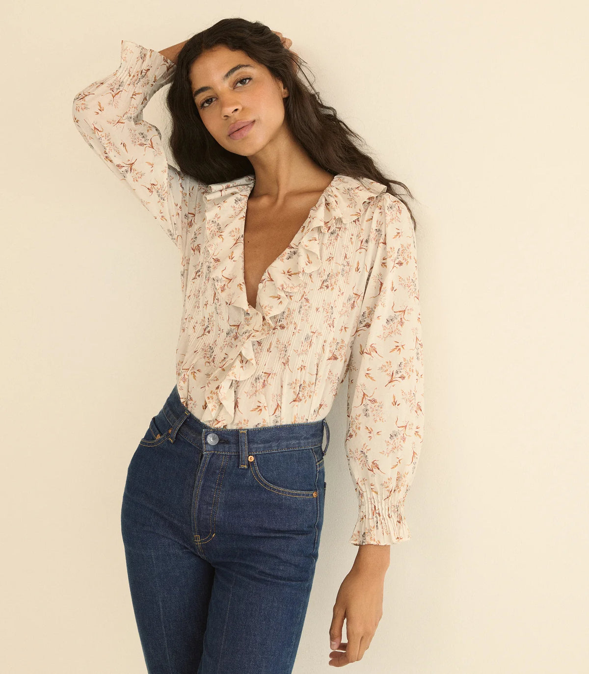 DÔEN | Hardy Top in Creme Windswept Meadow