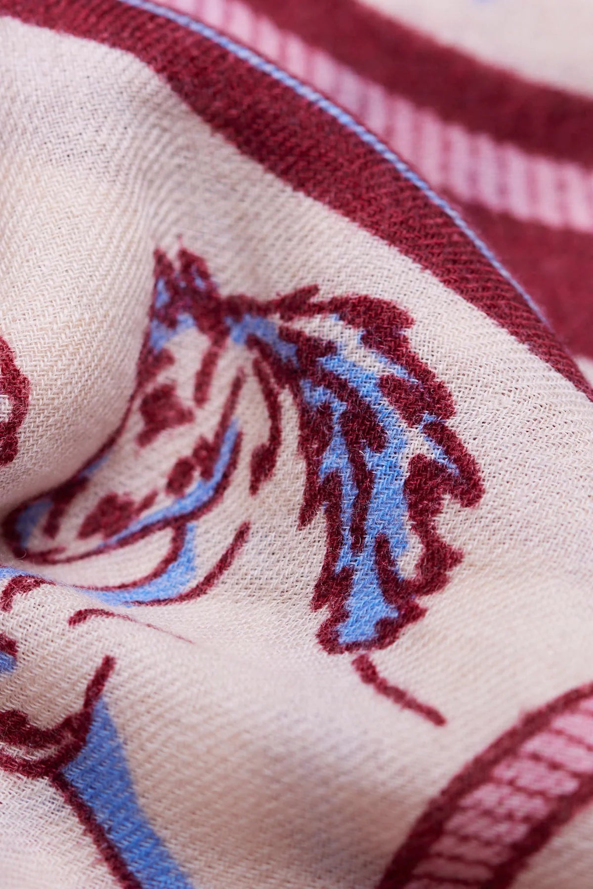 Rodeo Cabernet Scarf (Wool/Cashmere Blend)