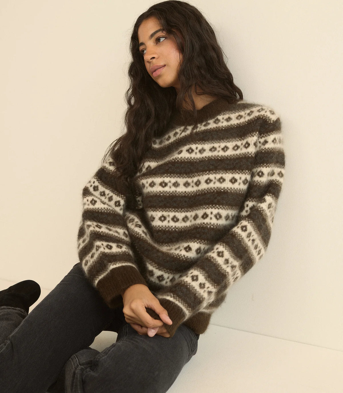 DÔEN | Myles Sweater in Sandham Jacquard