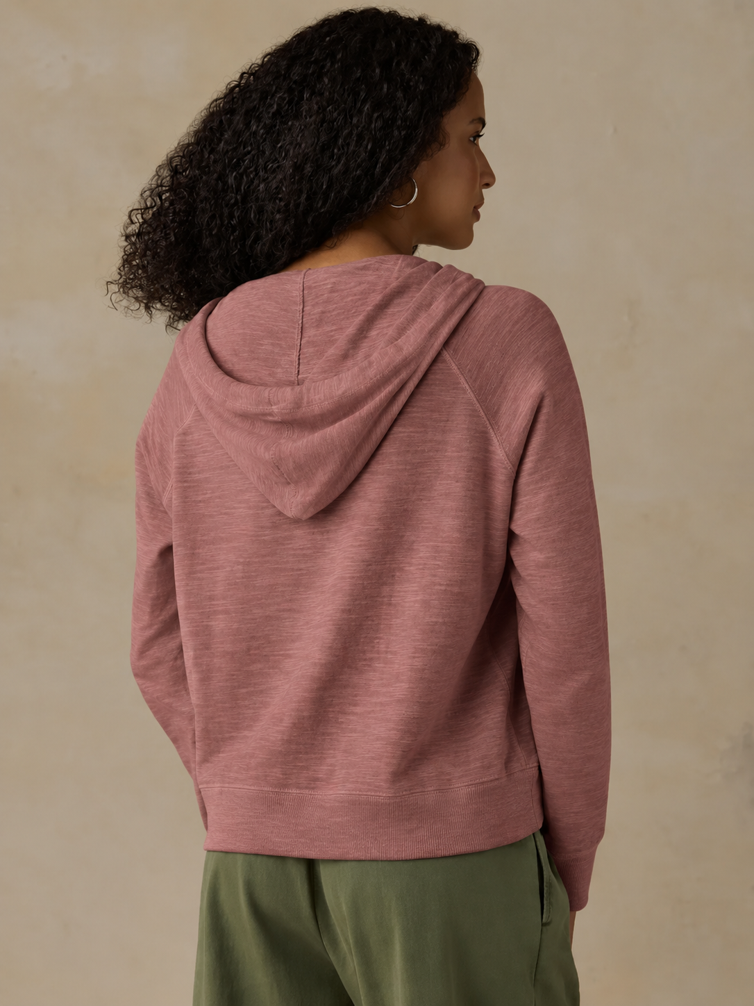 Faherty | Sunwashed Organic Hoodie in Nostalgia Rose