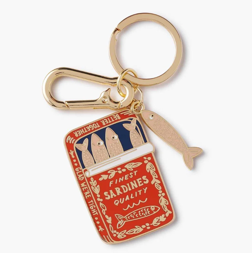 Rifle Paper Co. | Sardine Enamel Keychain