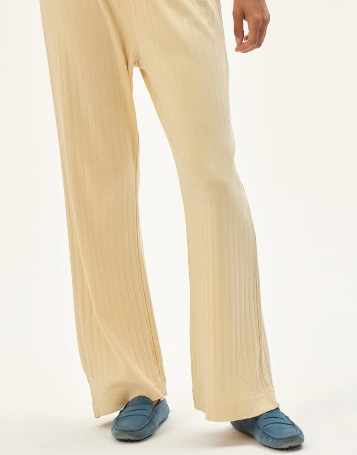 DONNI. | The Pointelle Simple Crop Pant