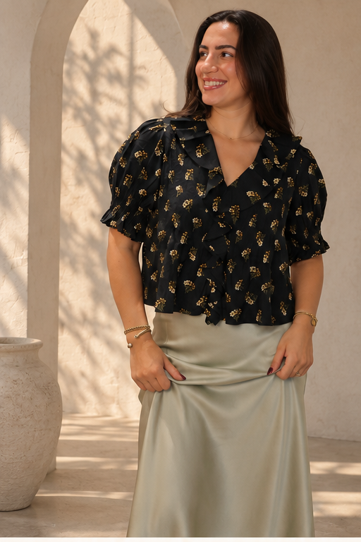 DÔEN | Henri Top in Buttercup Bouquet