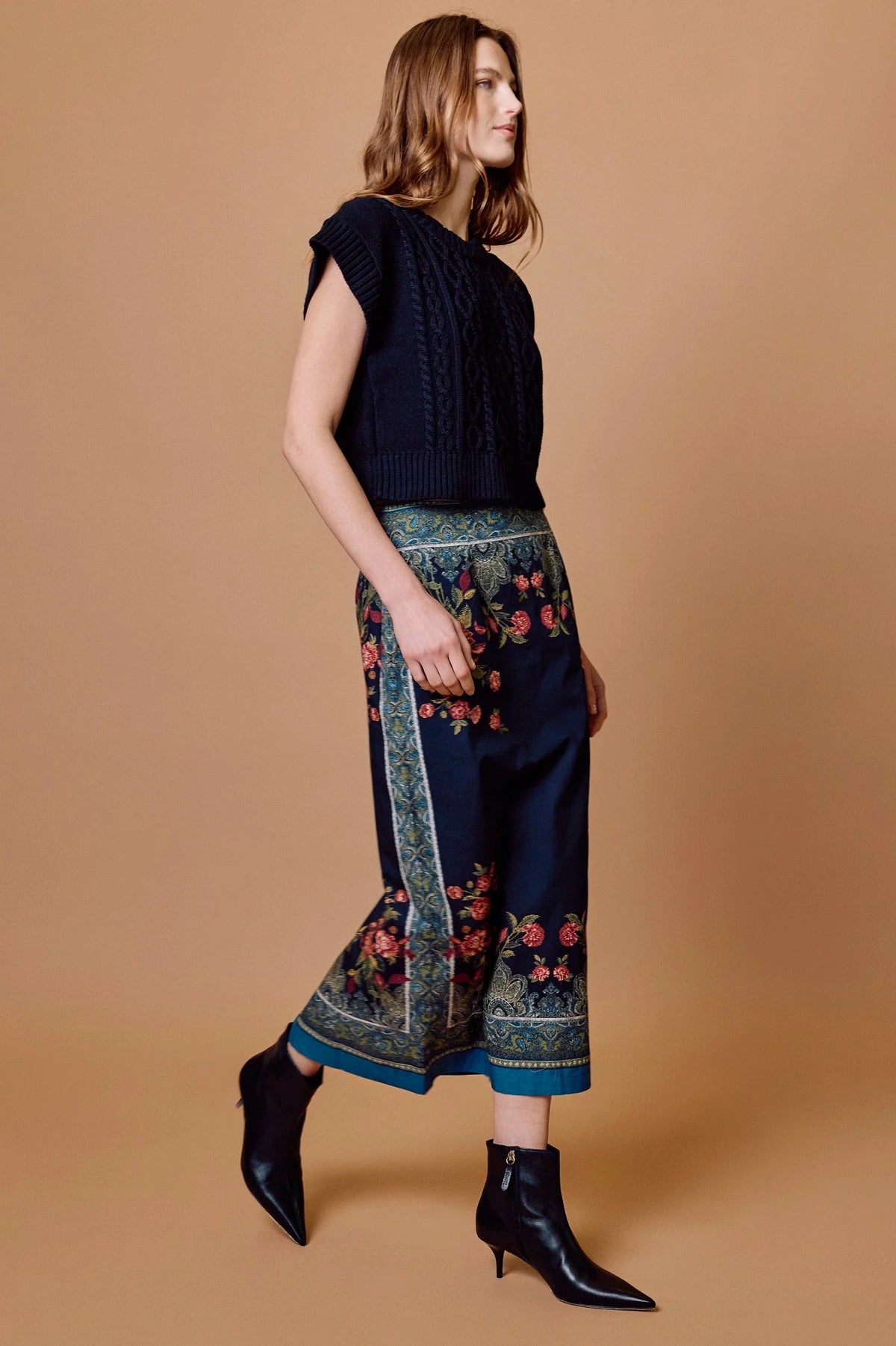 Cleobella | Milena Midi Skirt in Eglantine Print