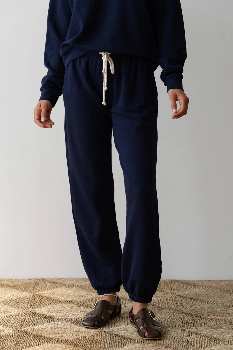 DONNI. | The Eco-Terry Sweatpants in Navy