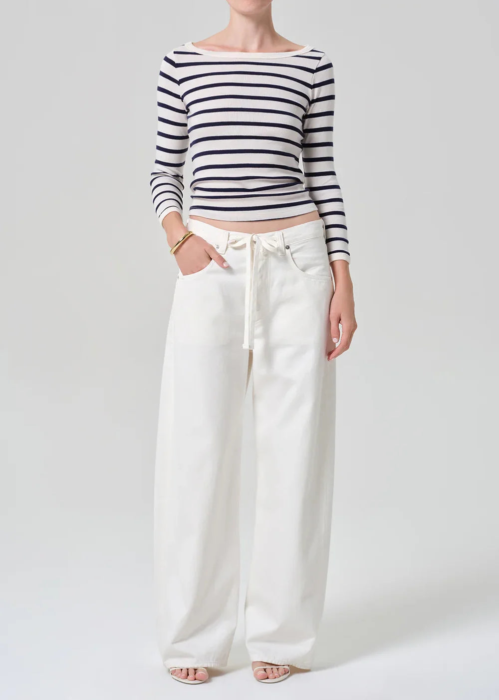 COH | Brynn Drawstring Trouser Wide in Pashima