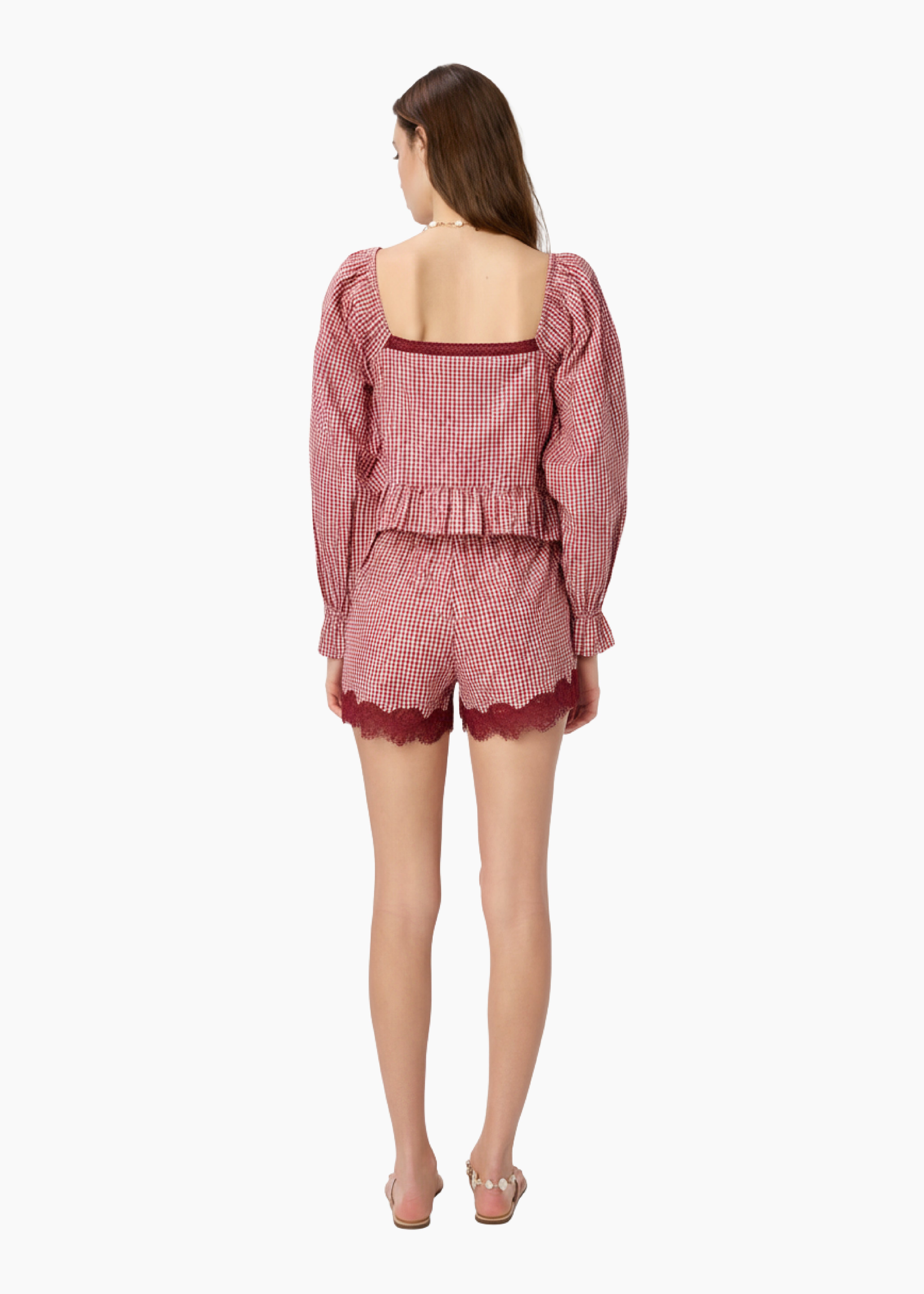 Cassandra Mid Rise Silk Cotton Short