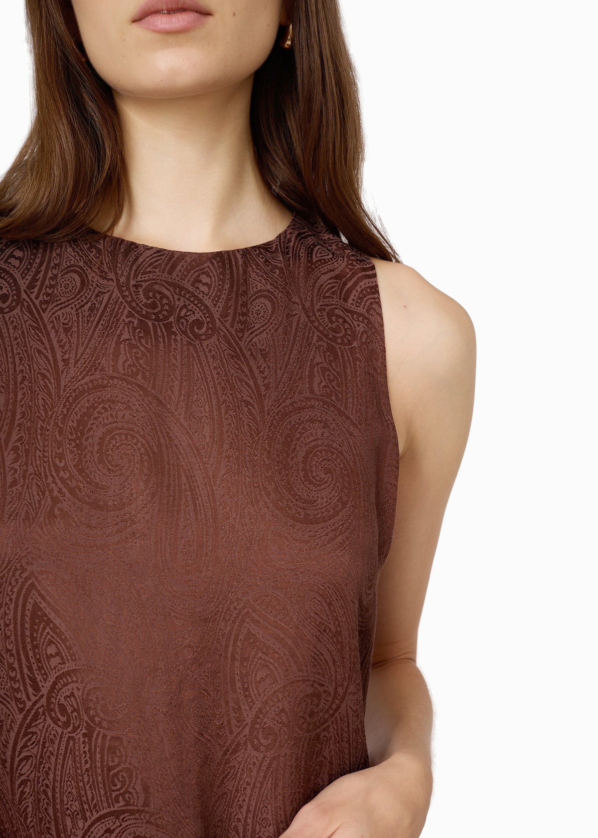 Cami NYC | Ingram Jacquard Shift Dress in Umber