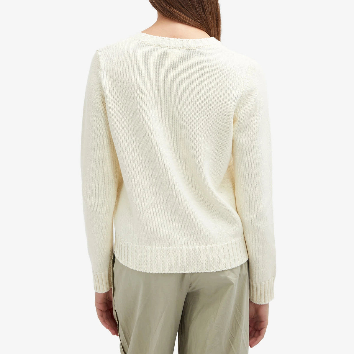 Sporty & Rich | Horse Knitted Sweater in Cream