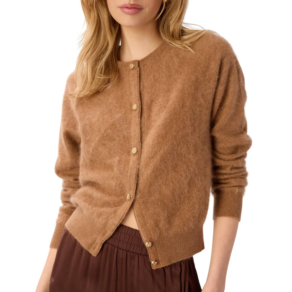 Cami NYC | Dorian Cashmere Cardigan in Caramel