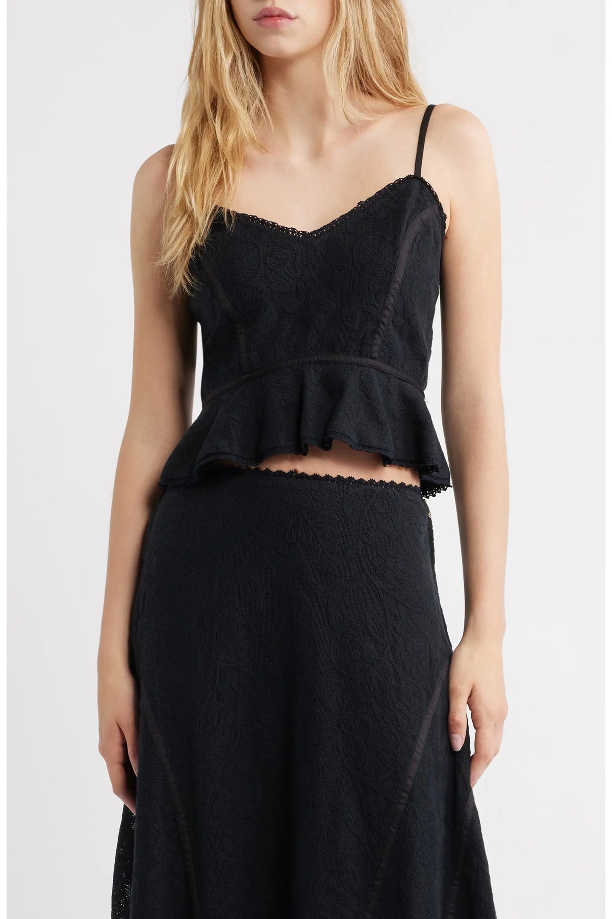 Cleobella | Cleobella Sassafras Peplum Top in Black