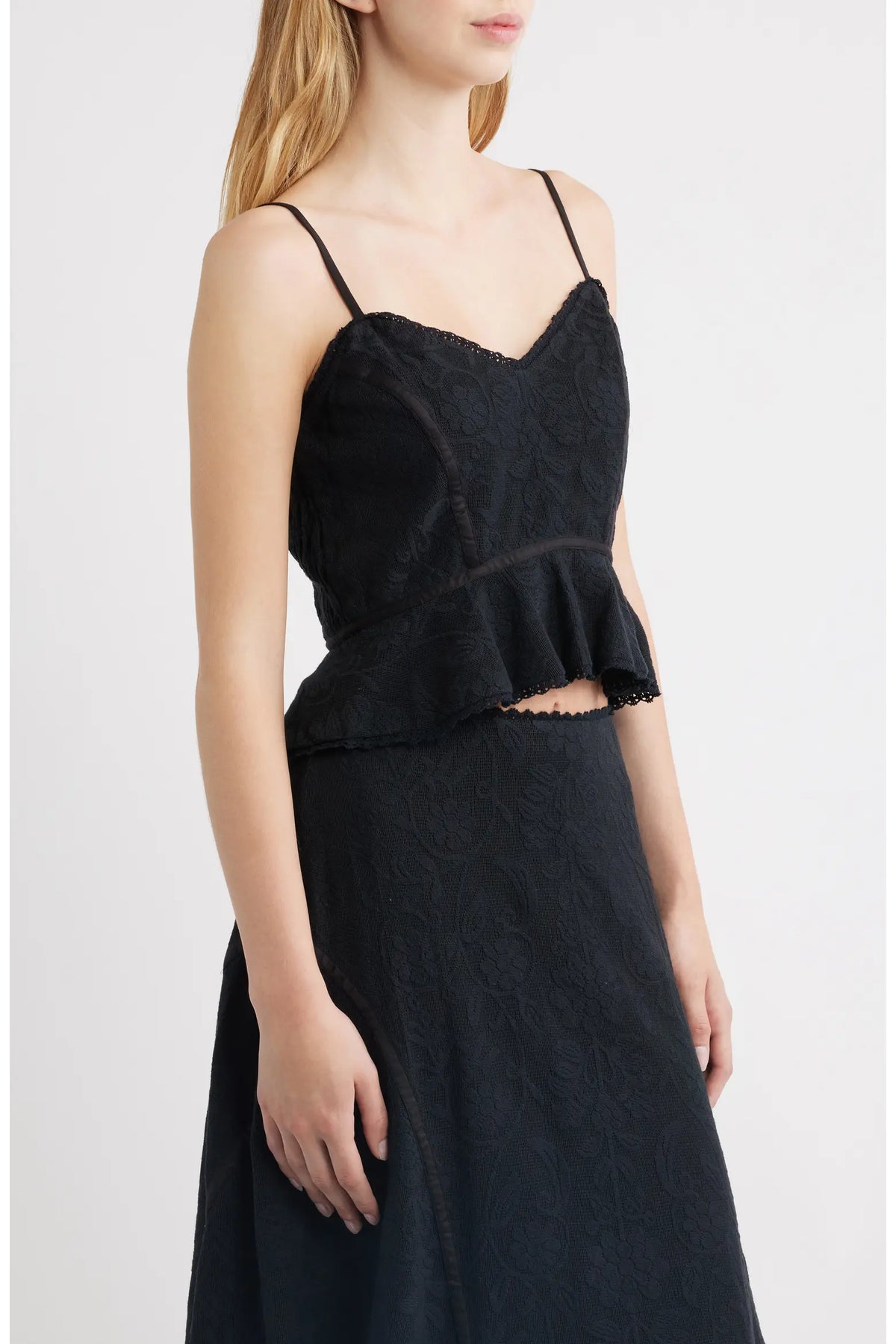 Cleobella | Cleobella Sassafras Peplum Top in Black