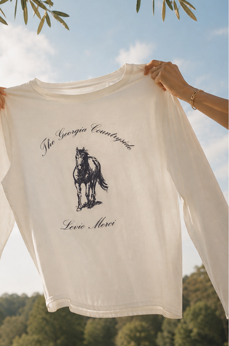Levie Merci | The Georgia Countryside Long Sleeve Tee
