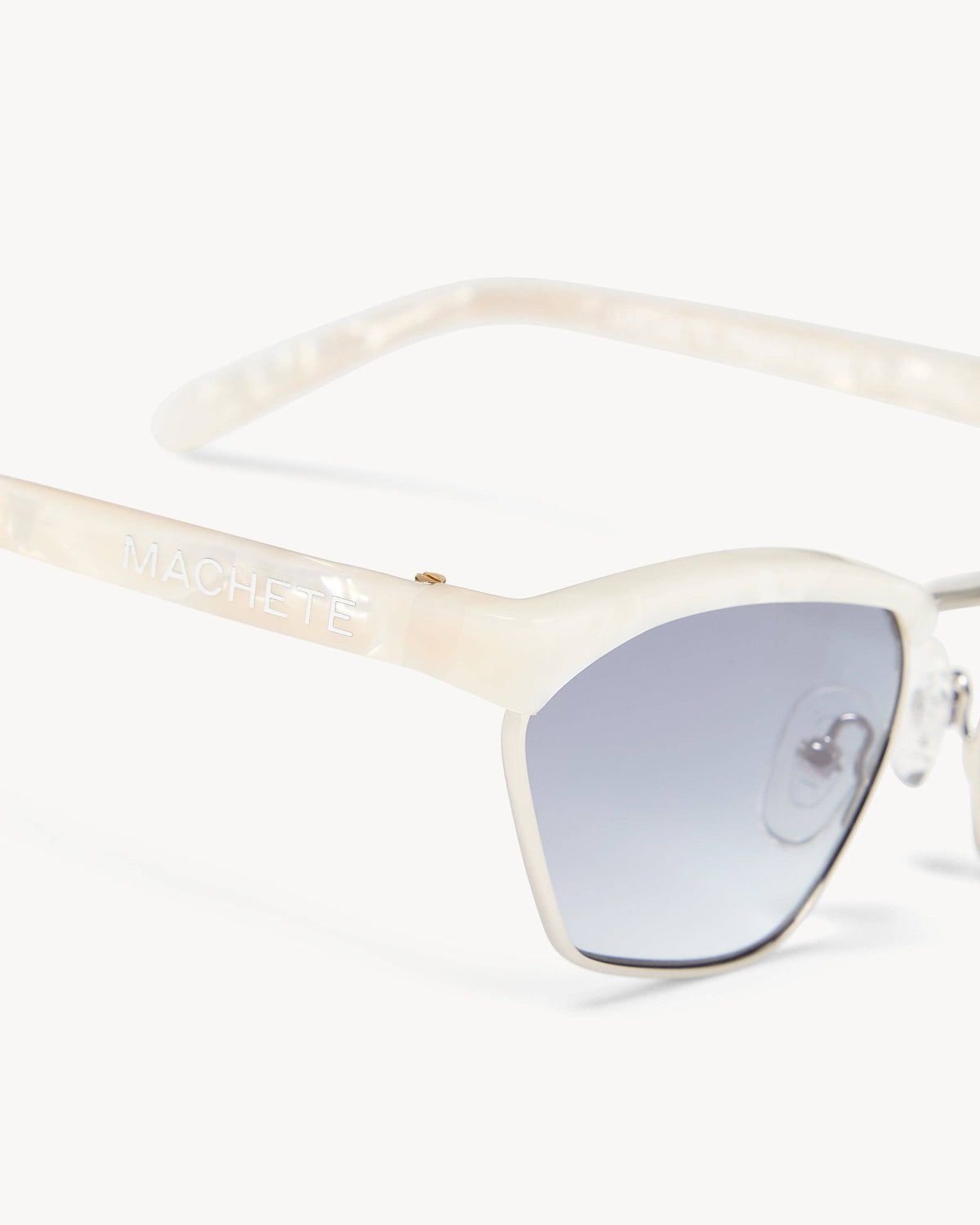 Machete | Francoise Sunglasses in White Shell