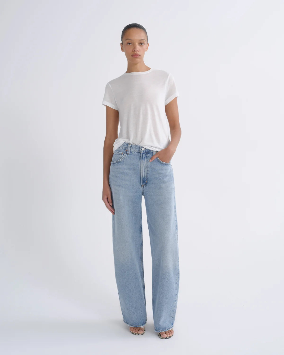 AGOLDE | Low Curve Jean in Force