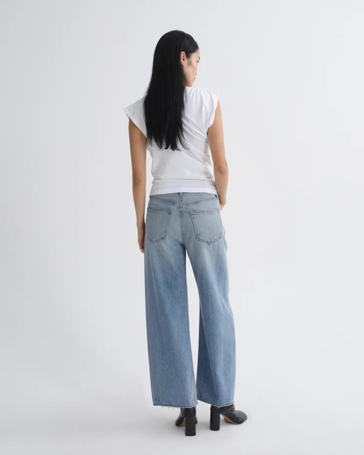 AGOLDE | Low Curve Crop Jean in Reset