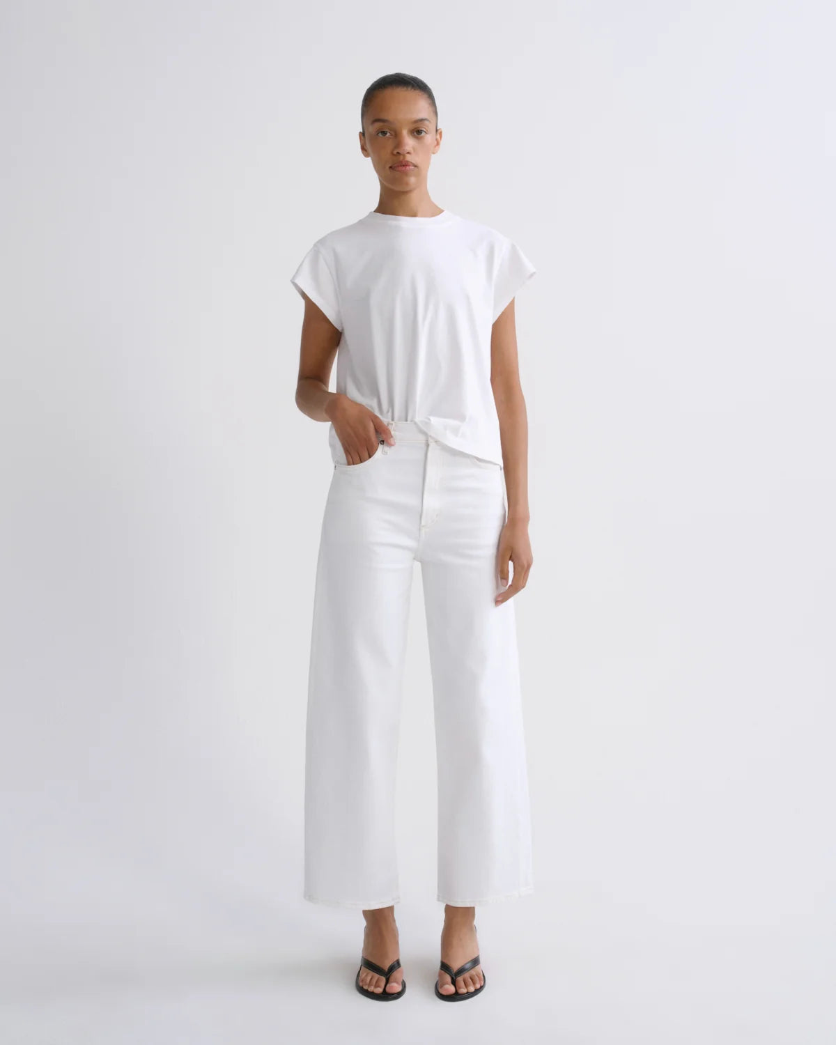 AGOLDE | Ren Jean in White Wash
