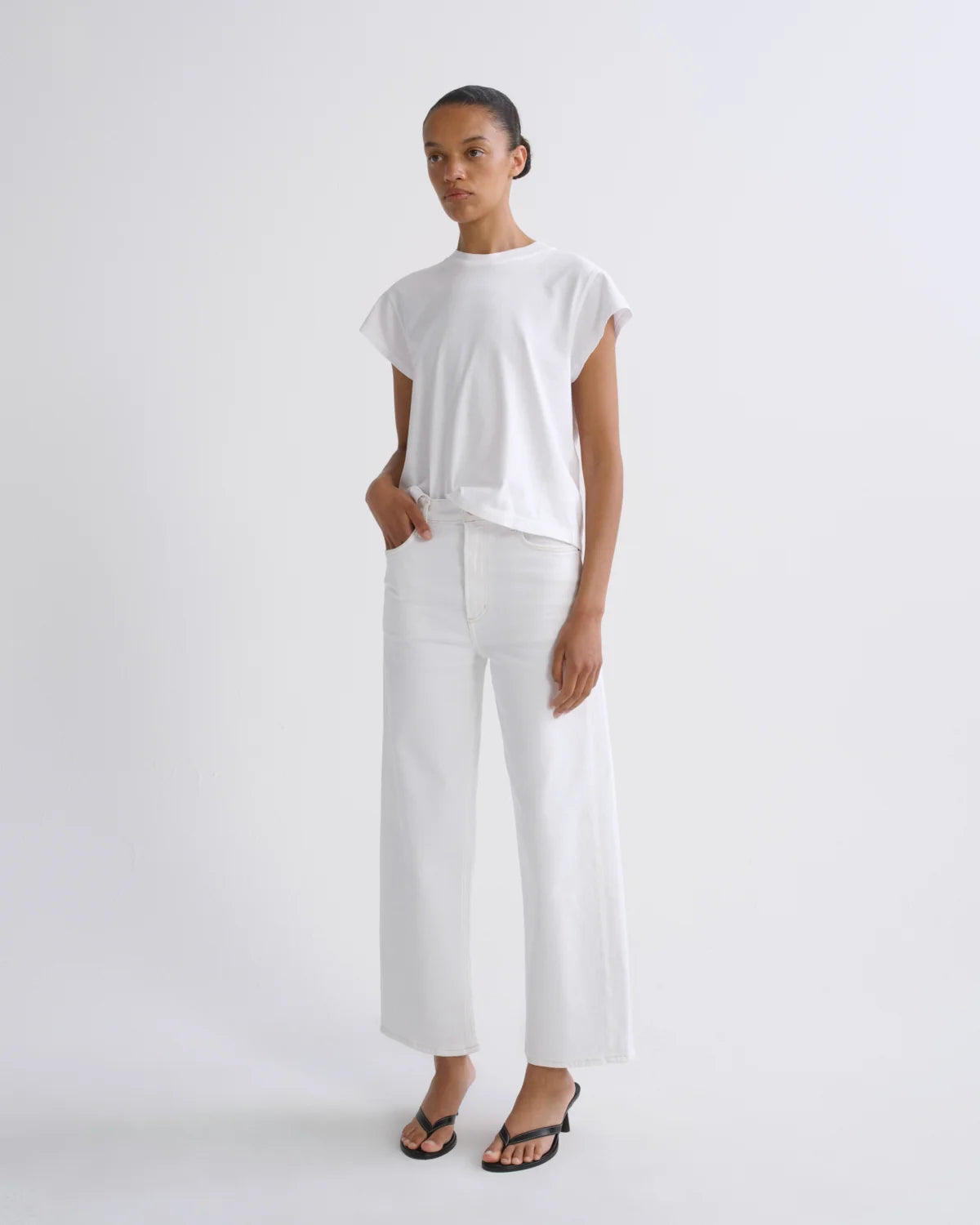 AGOLDE | Ren Jean in White Wash