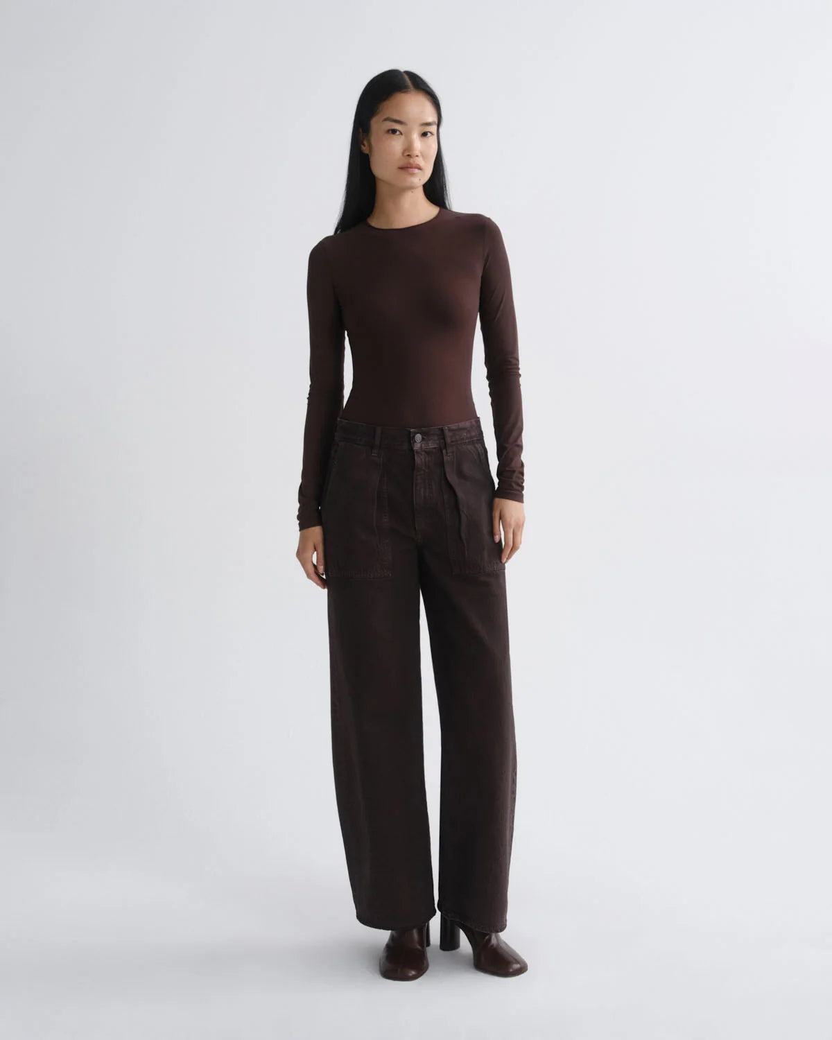 AGOLDE | Low Curve Utility Jean in Deep Roast
