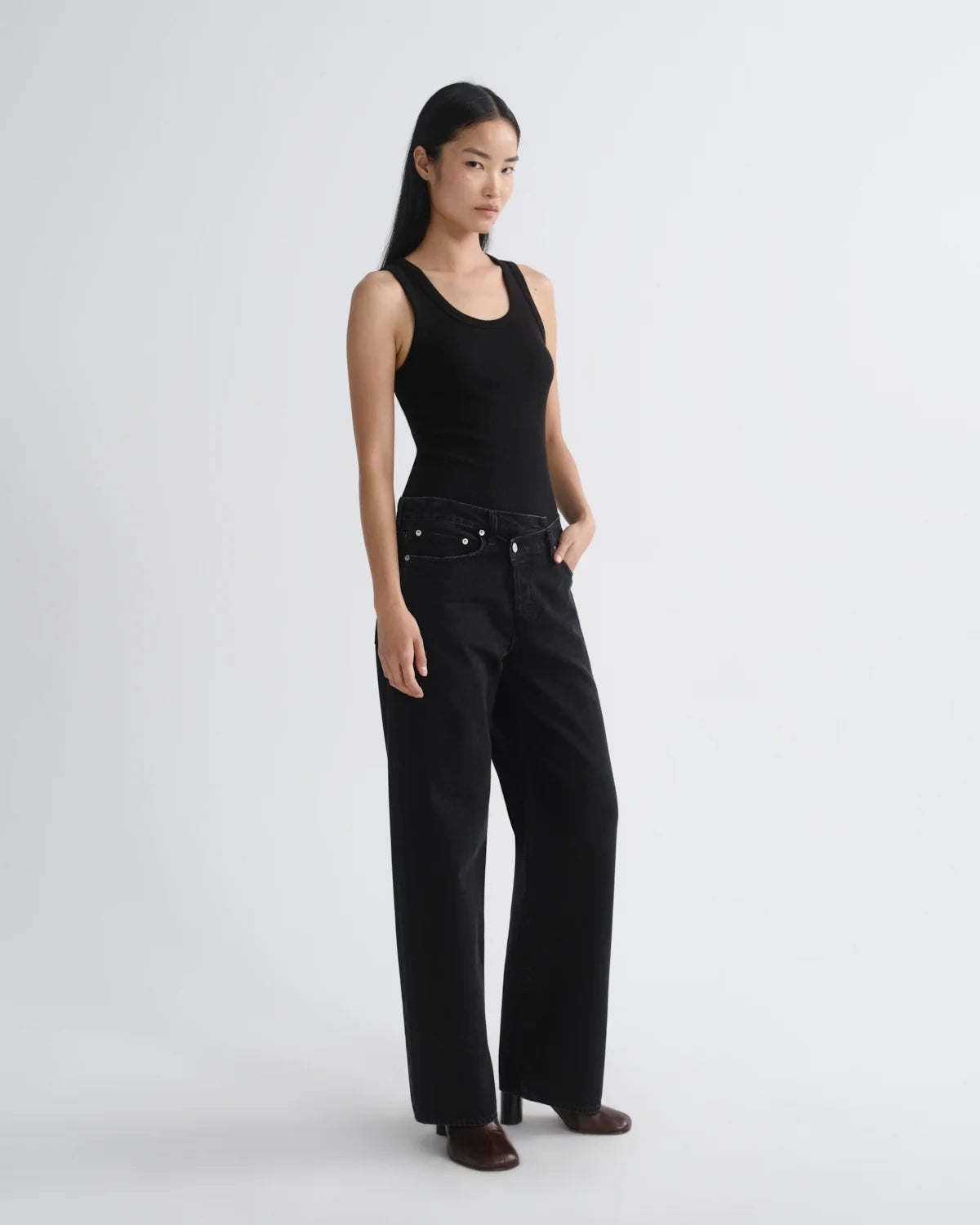 AGOLDE | Poppy Tank in Black