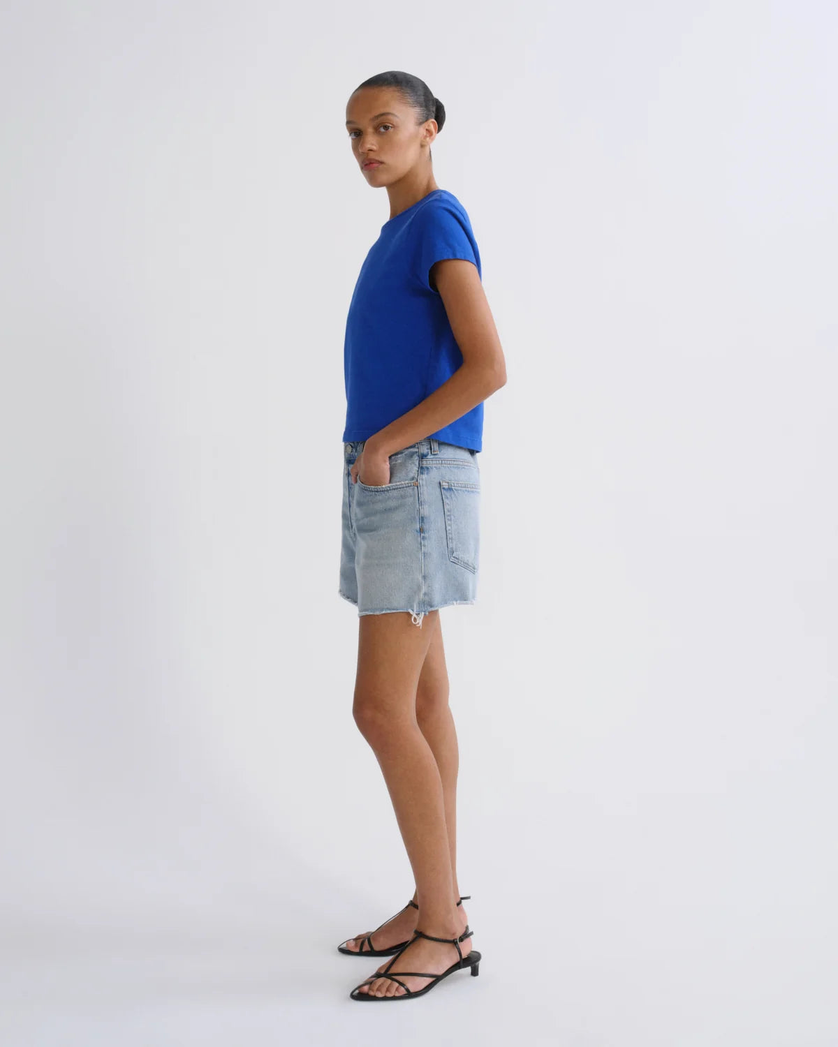 AGOLDE | NYE Low Slung Vintage Short in Post