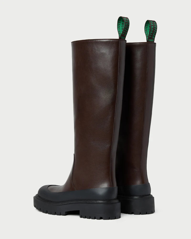 Loeffler Randall | Alba Brown Leather Lug Boot