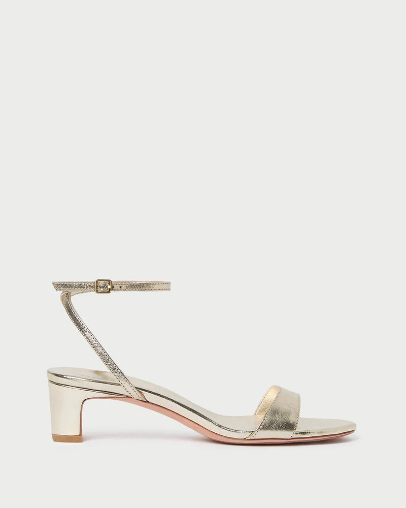 Loeffler Randall | Alice Champagne Leather Sandal