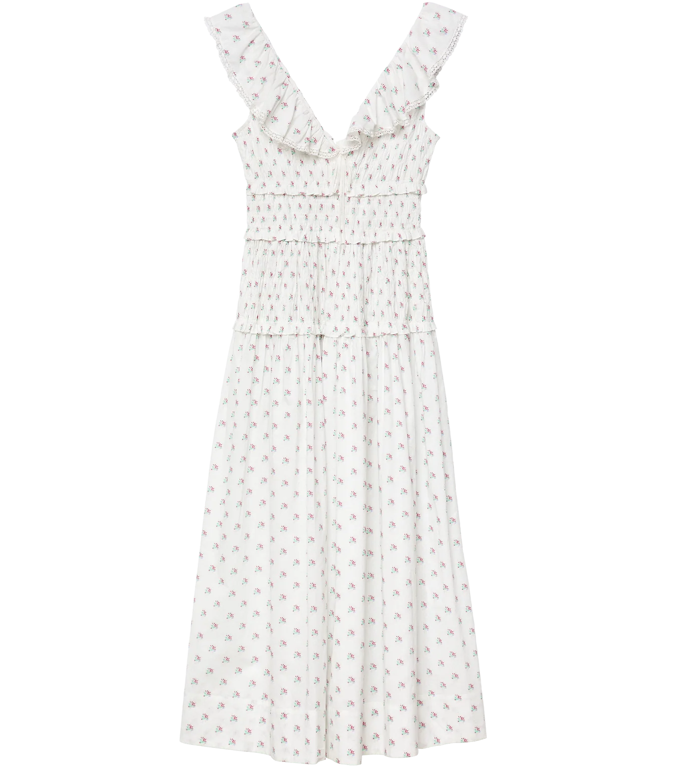 DÔEN | Sorina Dress in Petit Posy Calico