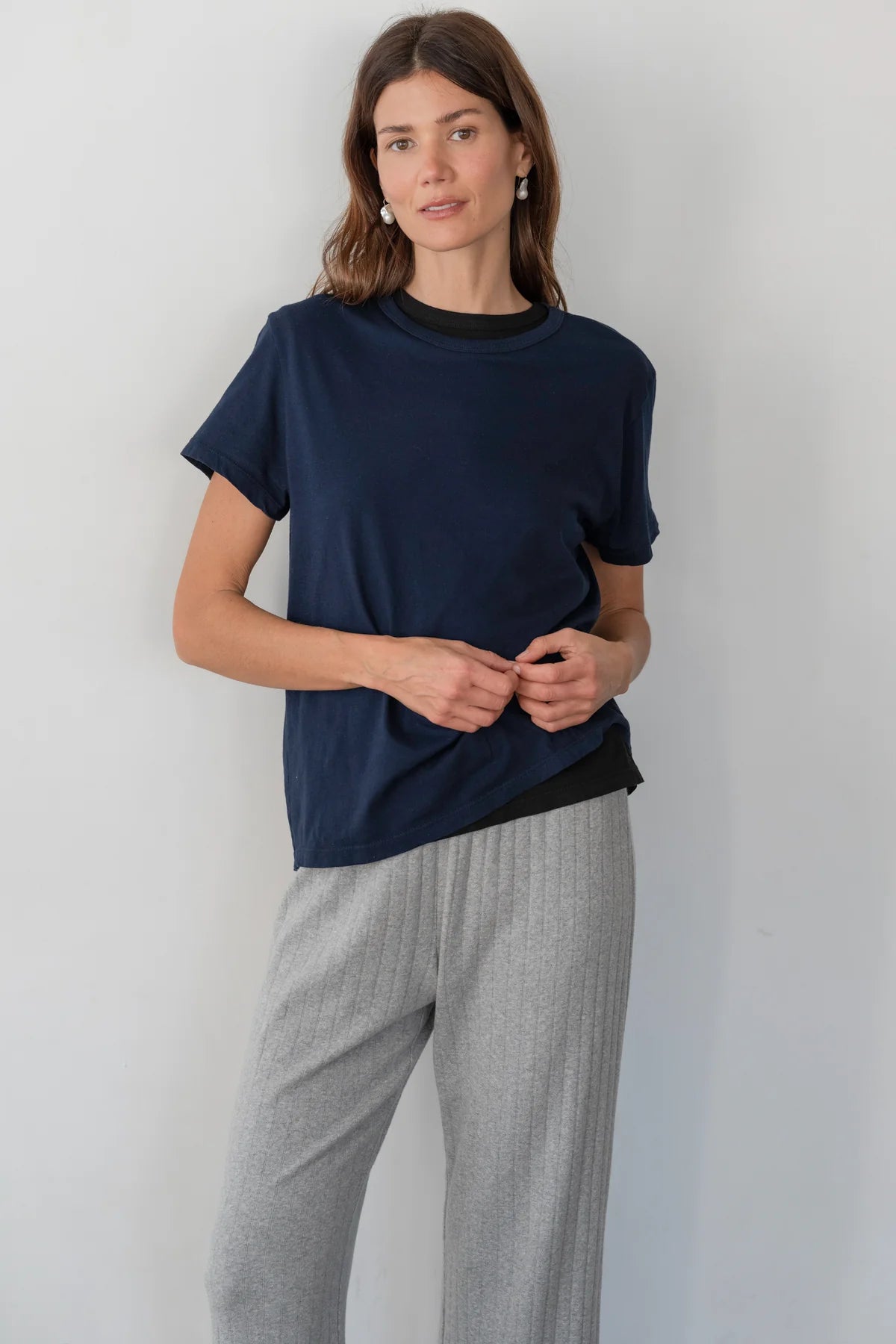DONNI. | The Jersey Tee in Navy