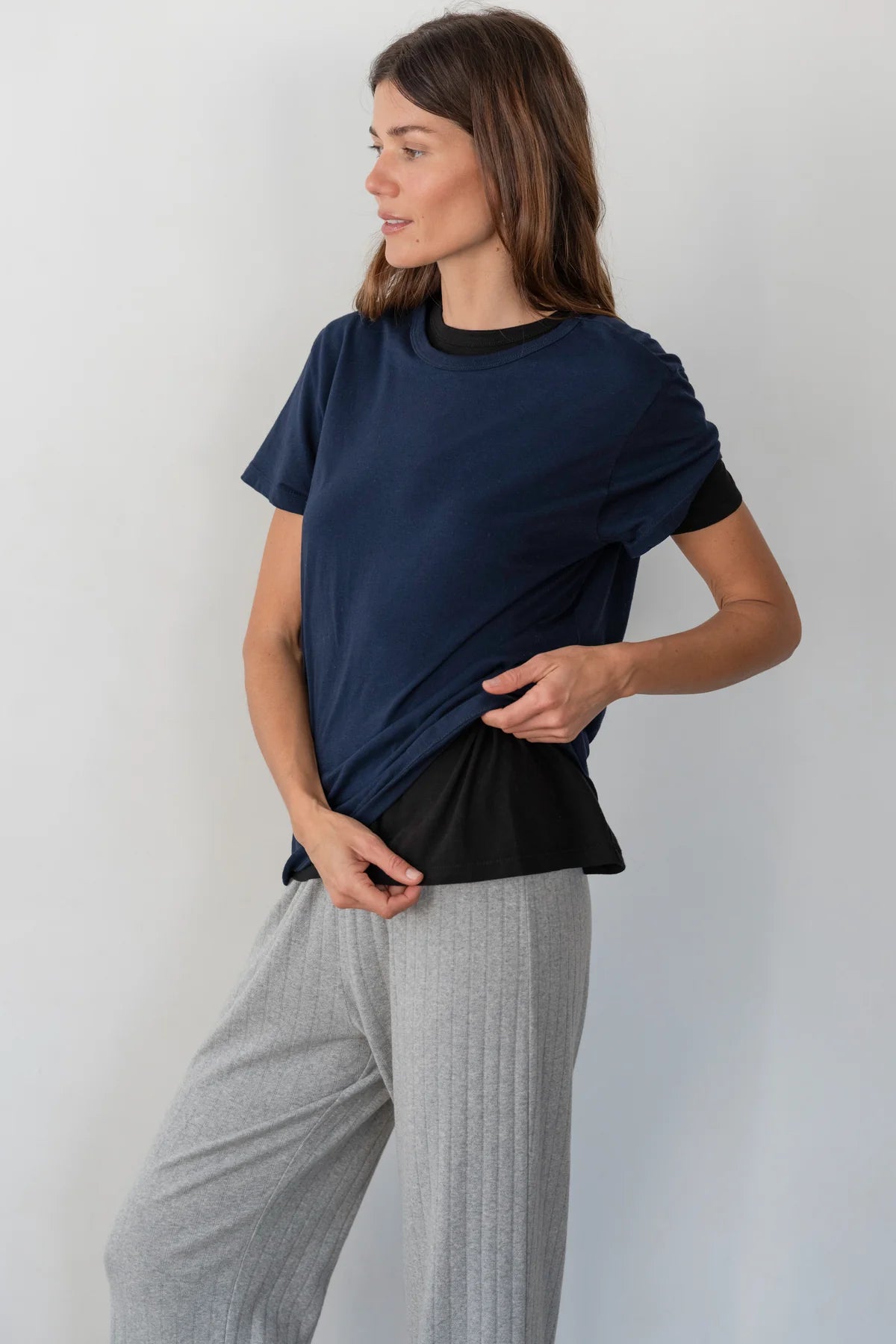 DONNI. | The Jersey Tee in Navy