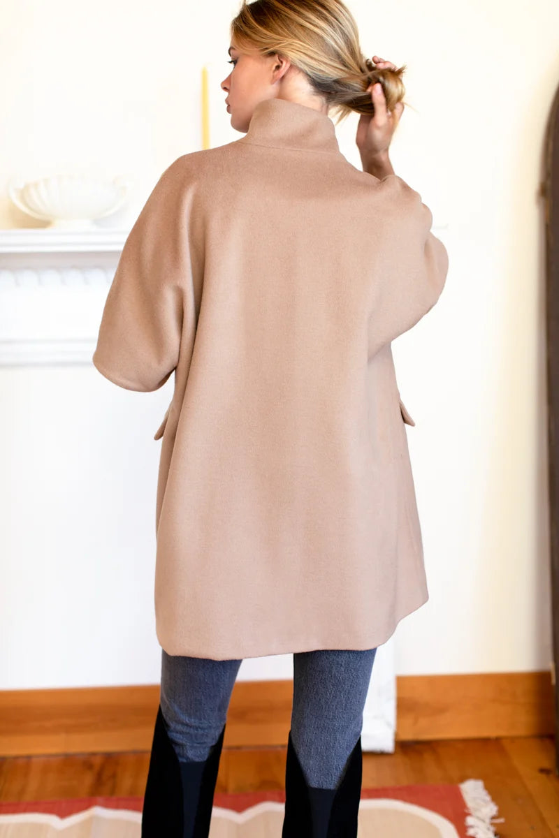 Emerson Fry | Layering Jacket in Camel Wool Cashmere