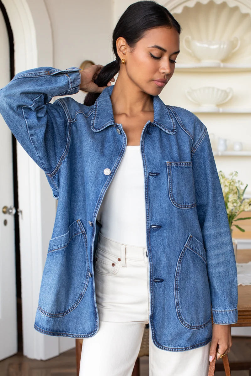 Emerson Fry | Cabin Jacket in Classic Stonewash