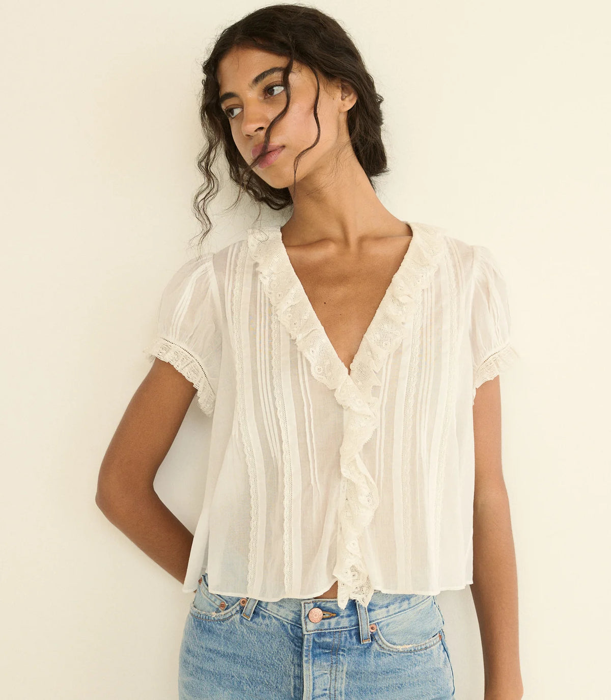 DÔEN | Helena Top in Salt