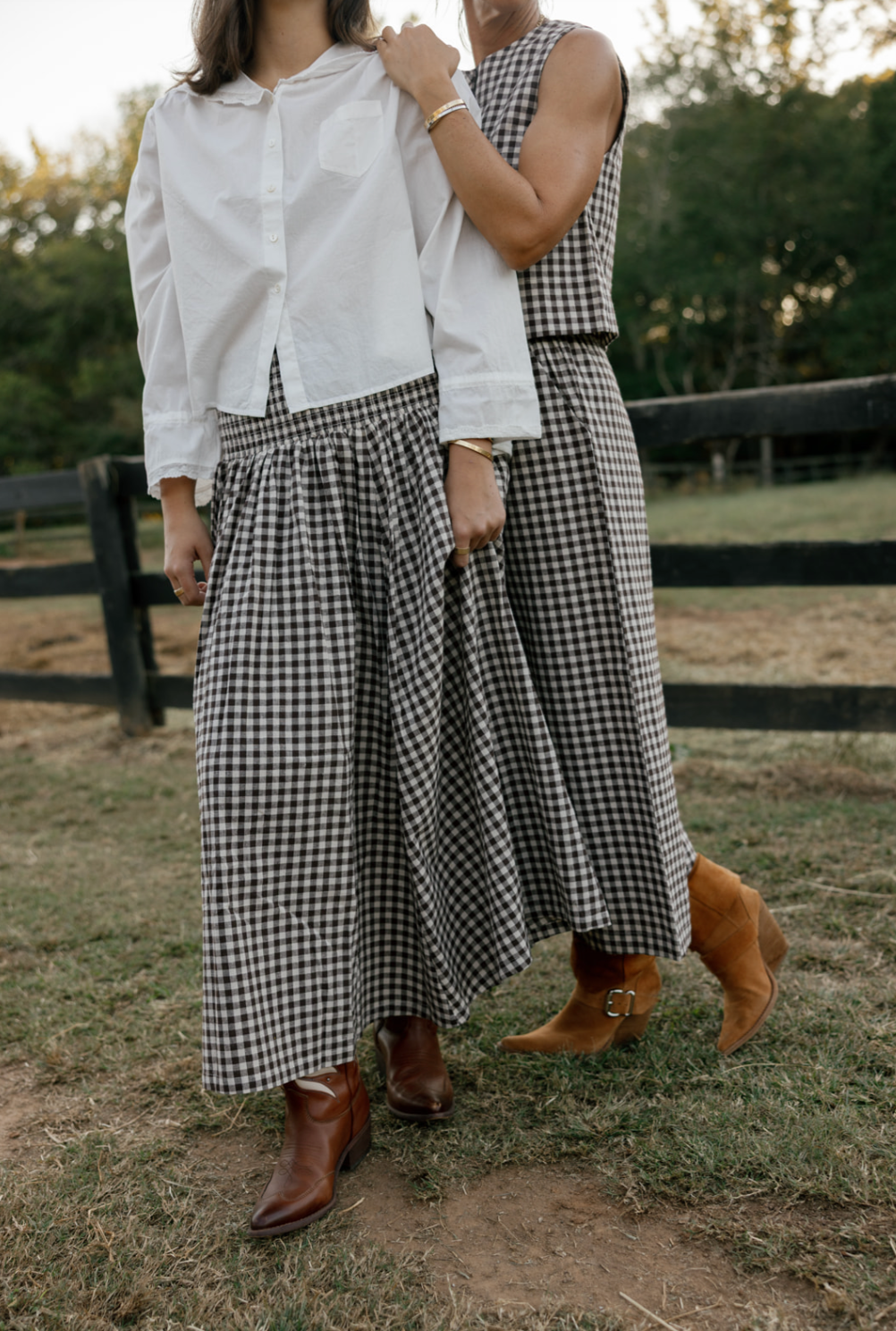 Emerson Fry | Pull On Pocket Pant in Cocoa Gingham